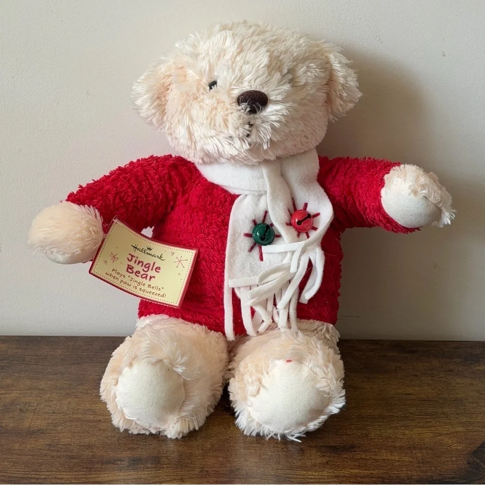 Vintage Hallmark Jingle Bear Plush